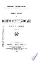 Istituzioni di diritto costituzionale italiano