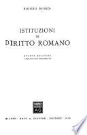 Istituzioni di diritto romano