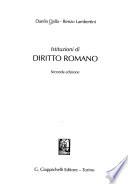 Istituzioni di diritto romano