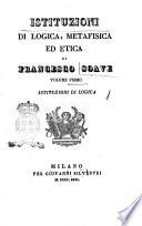 Istituzioni di logica, metafisica ed etica di Francesco Soave