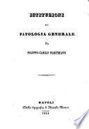 Istituzioni di patologia generale di Filippo-Carlo Hartmann