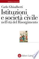 Istituzioni e società civile nell'età del Risorgimento