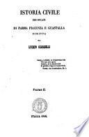 Istoria civile dei ducati di Parma Piacenza e Guastalla scritta da Luciano Scarabelli