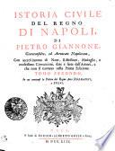 Istoria Civile Del Regno Di Napoli