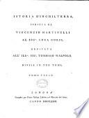 Istoria d'Inghilterra, etc. [With a portrait.]