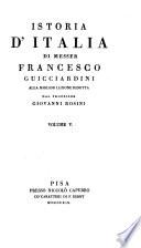 Istoria d'Italia, alla miglior lezione ridotta dal professor G. Rosini