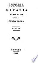 Istoria d'Italia dal 1789 al 1814 scritta da Carlo Botta
