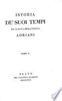 Istoria de'suoi tempi, etc