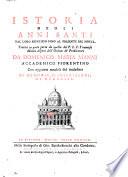 Istoria degli anni santi dal loro principio fino al presente del 1750. tratta in gran parte da quella del P.L.F. Tommaso Maria Alfani dell'ordine de' predicatori da Domenico Maria Manni accademico fiorentino, con aggiunte notabili del medesimo di memorie, d'inscrizioni, di medaglie