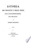 Istoria dei progetti e delle opere per la navigazione-interna del Milanese