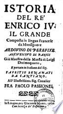 Istoria del ré Enrico IV. il grande ...