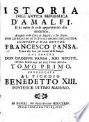 Istoria dell'antica repubblica d'Amalfi