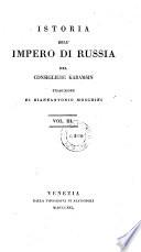 Istoria dell'impero di Russia, traduzione di Giannantonio Moschini