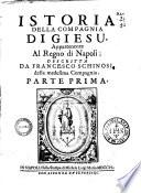 Istoria della Compagnia di Giesù appartenente al Regno di Napoli