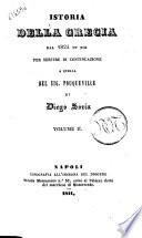 Istoria della Grecia dal 1824 in poi per servire da continuazione a quella del Sig. Pouqueville Diego Soria