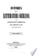 Istoria della letteratura siciliana ...
