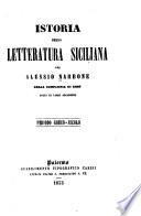 Istoria della letteratura siciliana