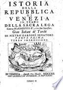 Istoria della repubblica di Venezia in tempo della sacra lega contra Maometto IV., e tre suoi successori, gran Sultani de' Turchi ... Parte Prima