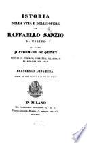 Istoria della vita e delle opere di Raffaello Sanzio