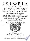 Istoria Delle Rivoluzioni Accadute In Europa in materia di Religione