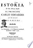 Istoria di Sua Altezza Reale il principe Carlo Odoardo Stuart di Galles