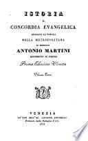 Istoria E Concordia Evangelica Spiegata Al Popolo Nella Metropolitana
