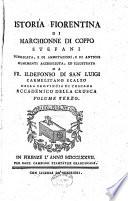 Istoria fiorentina di Marchionne di Coppo Stefani,.