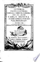 Istoria politica e letteraria della Grecia libera