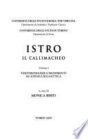 Istro il Callimacheo: Testimonianze e frammenti su Atene e sull'Attica