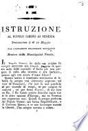 Istruzione al popolo libero di Venezia, pronunziata il dì 17 Maggio