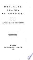 Istruzione e pratica pei confessori