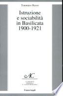 Istruzione e sociabilità in Basilicata, 1900-1921