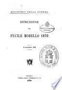 Istruzione sul fucile modello 1870 2 settembre 1872