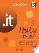.it. Italy to go. Italian language and culture course for english speakers A1-A2