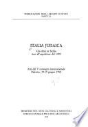 Italia judaica