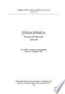 Italia judaica