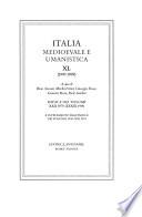 Italia medioevale e umanistica