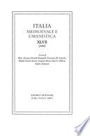 Italia medioevale e umanistica