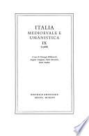 Italia medioevale e umanistica