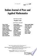 Italian Journal of Pure and Applied Mathematics
