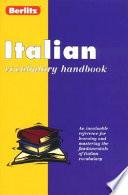 Italian Vocabulary Handbook