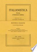 Italianistica. Rivista di letteratura italiana