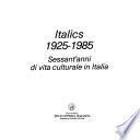 Italics 1925-1985