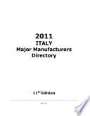 ITALY Major Manufacturers Directory