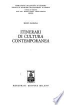 Itinerari di cultura contemporanea