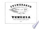 Itinerario interno e delle isole della città di Venezia, inciso e descritto in IV [i.e. quattro] parti