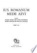 Ius romanum medii aevi