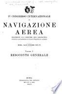 IV Congresso internazionale di navigazione aerea