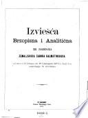 Izviesca brzopisna i analiticna ... zasjedanja zemaljskoga sabora dalmatinskoga