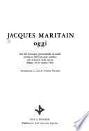 Jacques Maritain oggi